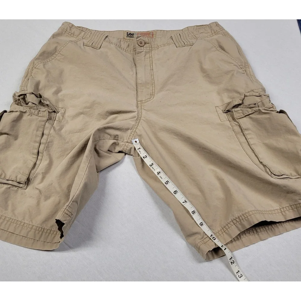 Lee Dungarees Men's Khaki / Tan Cargo Utility Shorts Size 34